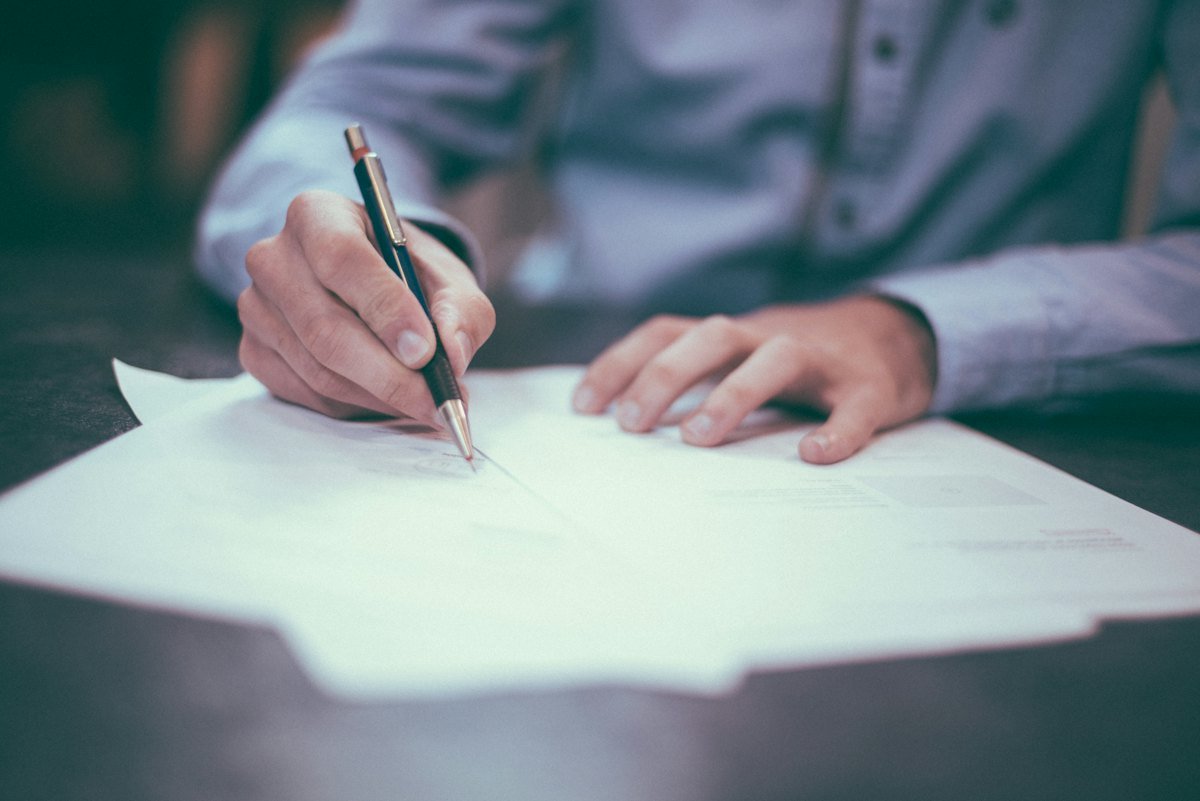 Signing the certification agreement